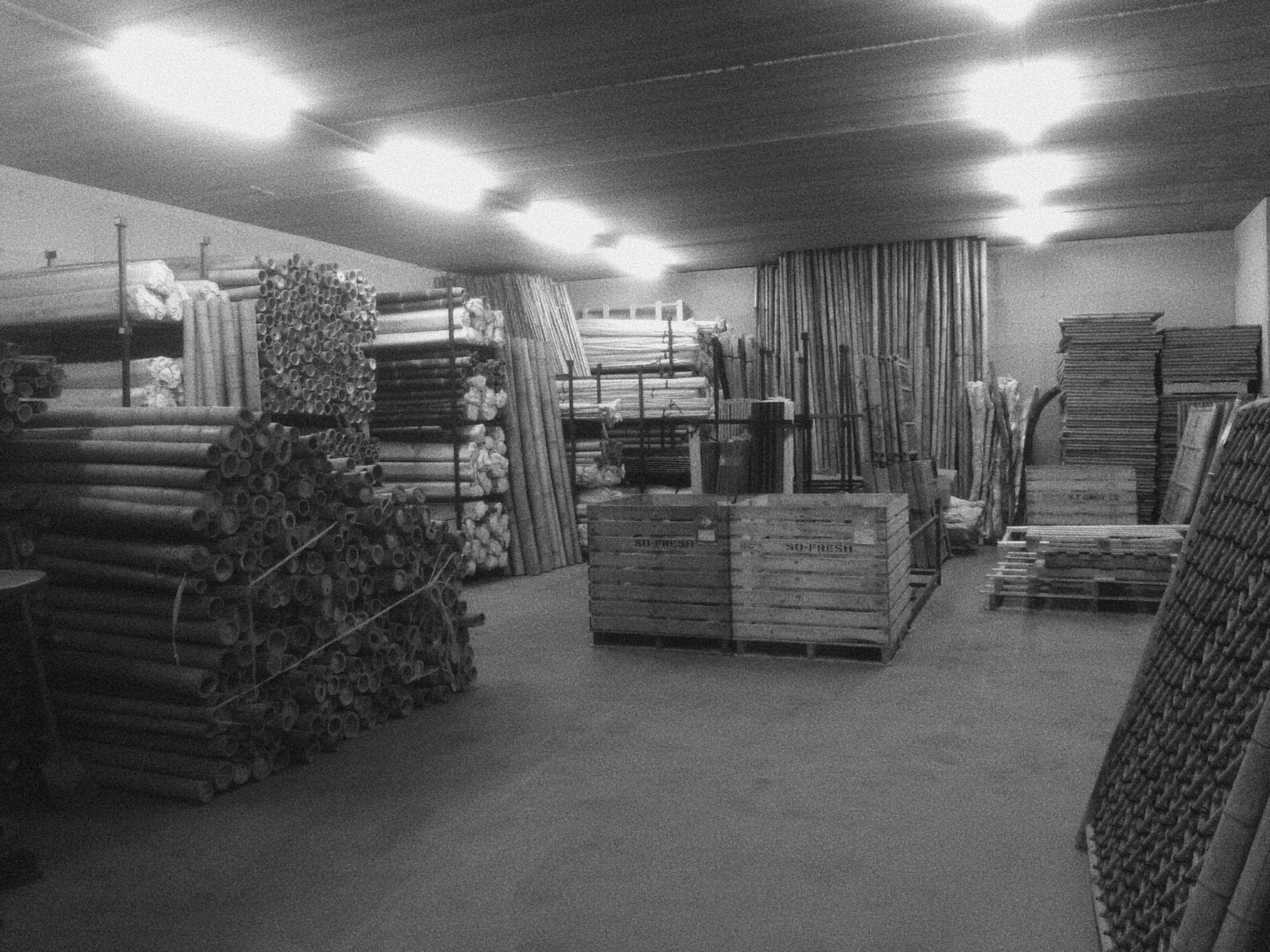 Bamboe magazijn