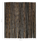 Bamboemat Large Zwart 180 x 200 cm