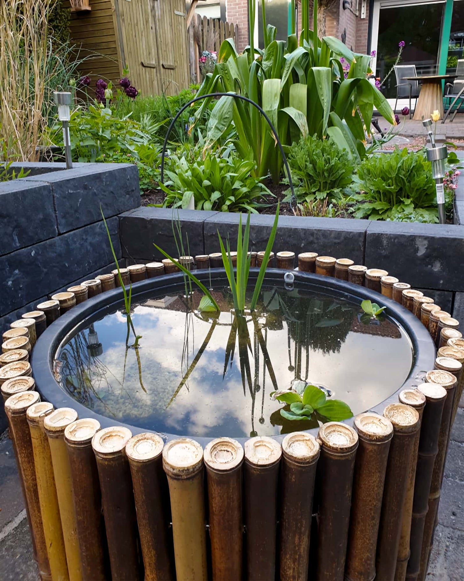 Bamboo Garden Edging Black Nigra 200 x 45 cm