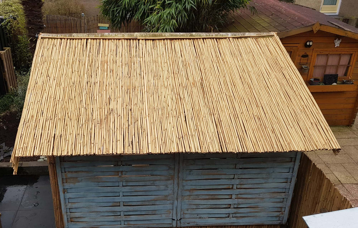 Bamboemat Basic gebruikt in de mooiste tuinprojecten voor een natuurlijke uitstraling