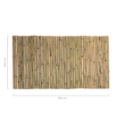 Bamboemat Basic Naturel 180 x 100 cm
