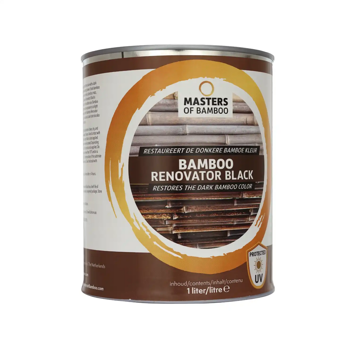 Bamboe Renovator Zwart 1 Liter Blik