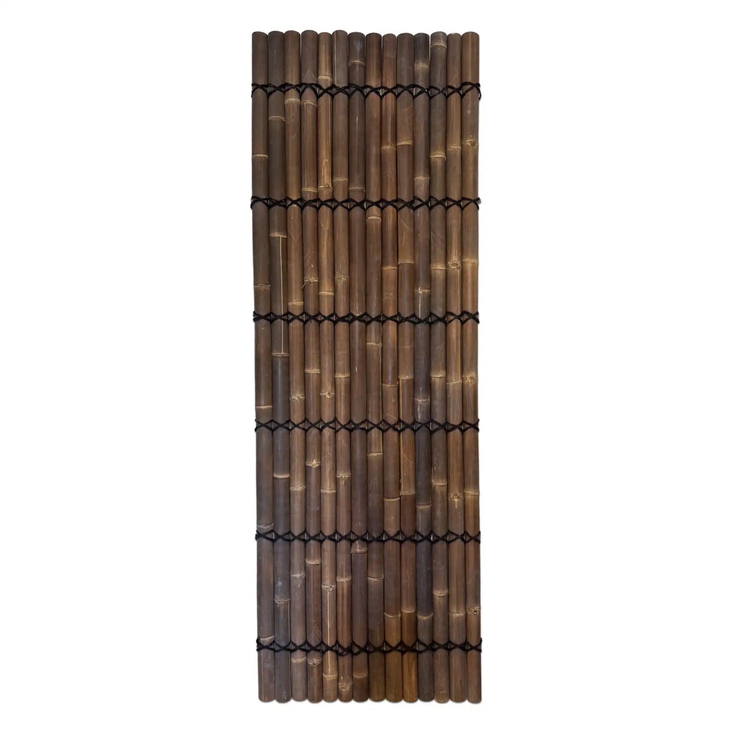 Bamboescherm Halfrond Zwart 90 x 270 cm