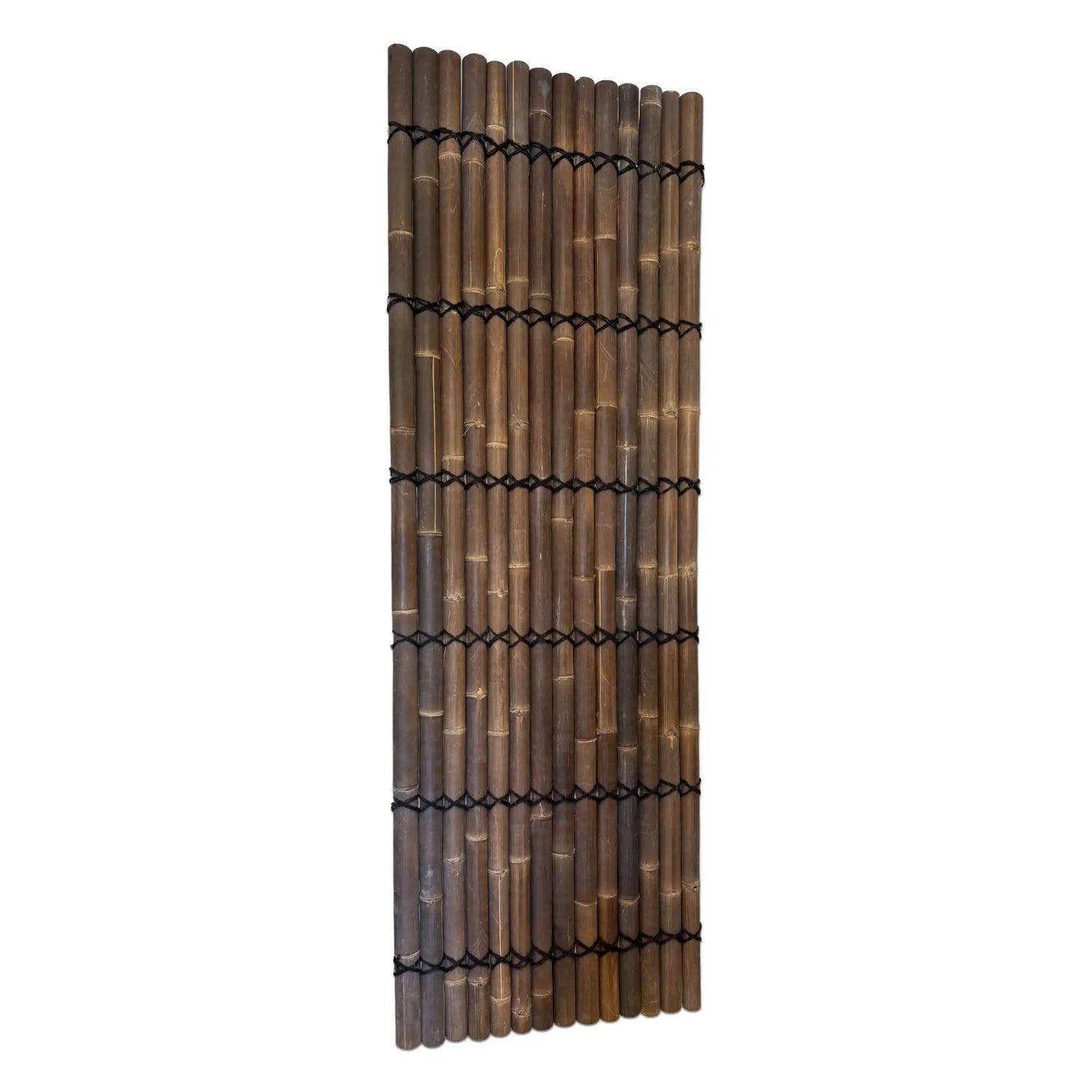 Bamboescherm Halfrond Zwart 90 x 270 cm