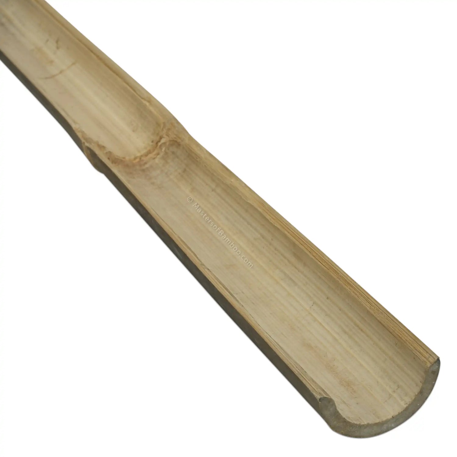 Gehalveerde bamboepaal