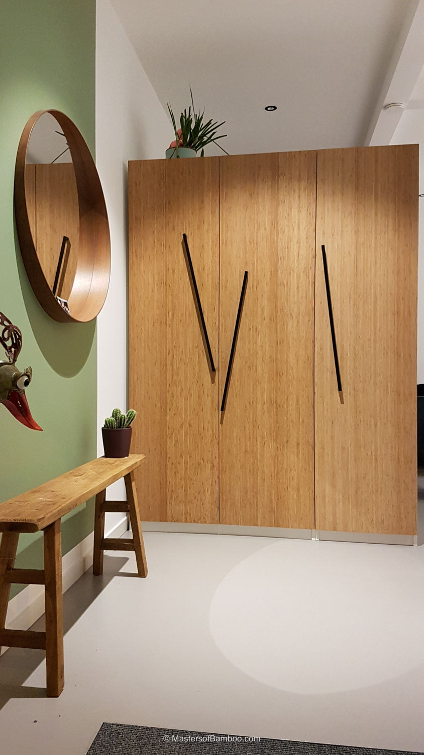 bambo plaat maatwerk kast