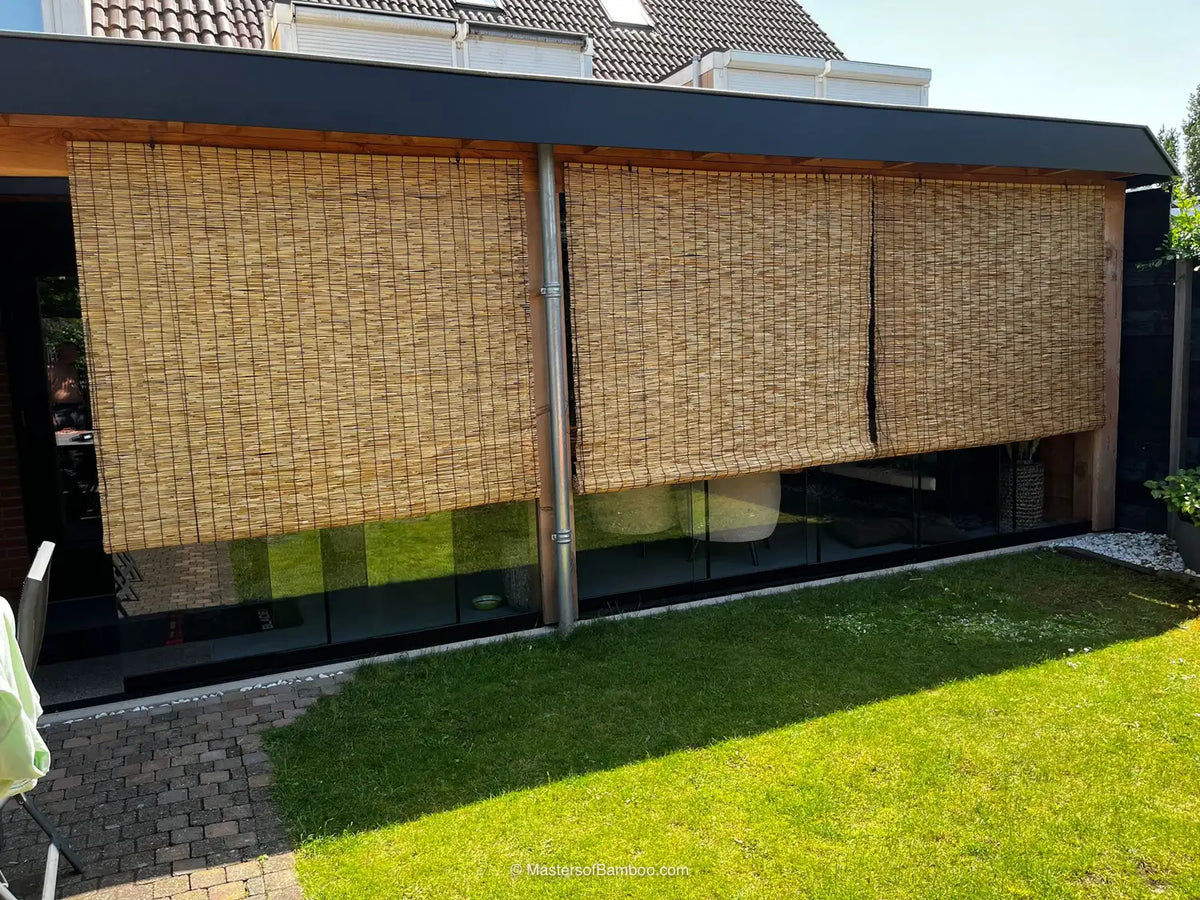 schaduwgordijn van riet