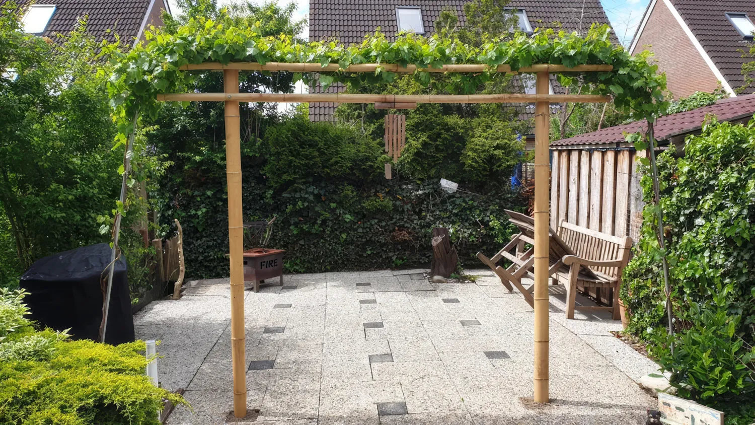 Bamboe Rozenboog & Tuinboog | Sterke Natuurlijke Pergolaboog