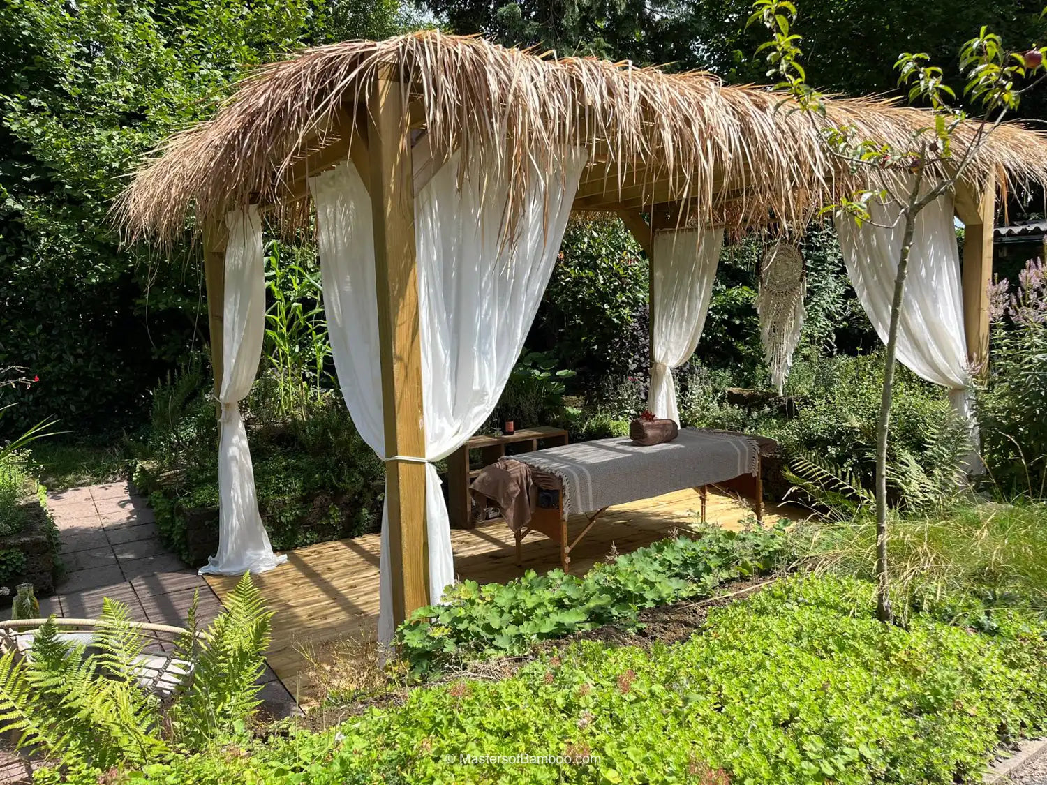 Creëer je eigen tropische paradijs met strodaken