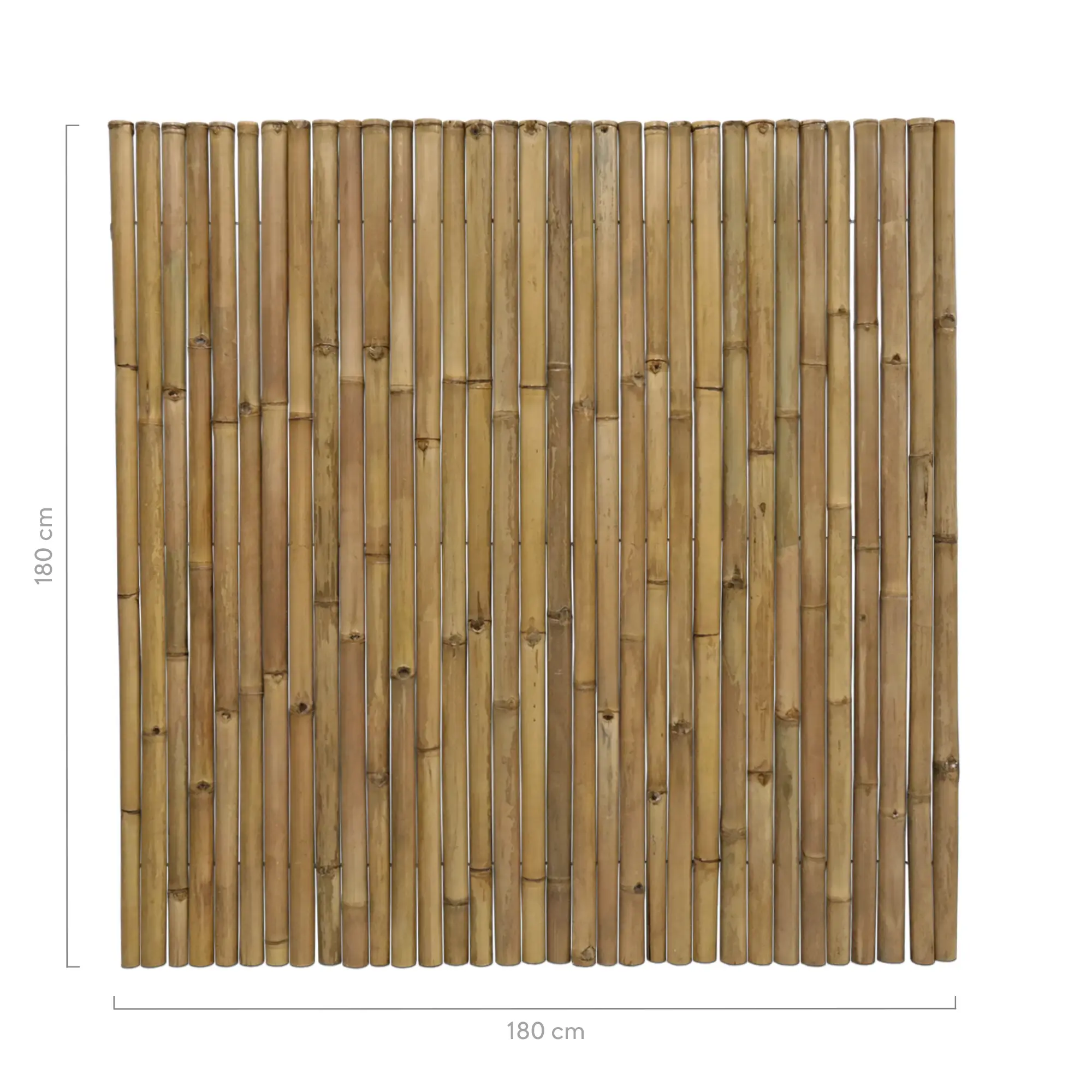 Bamboemat Deluxe Naturel