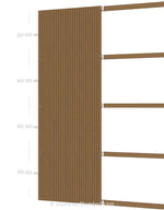 Bamboe gevelplank montage frame