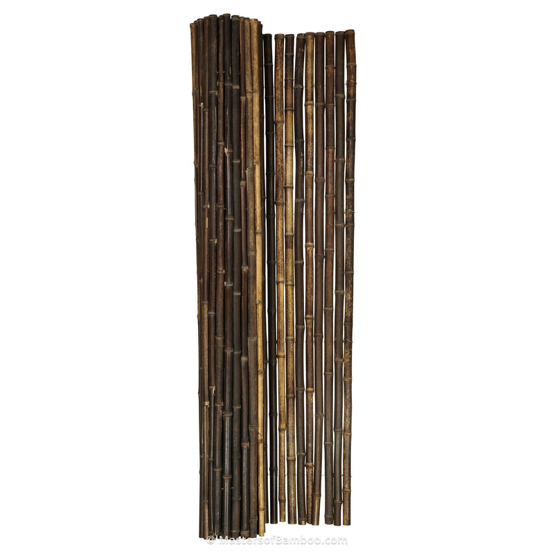 Bamboemat Rond Zwarte kleur