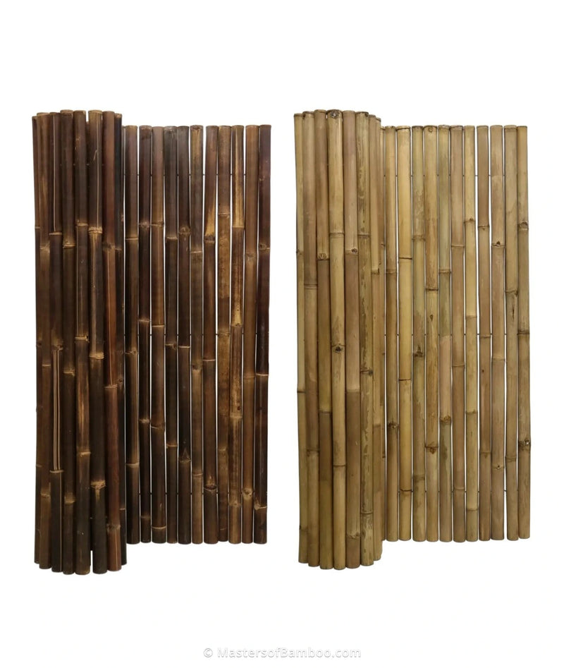 Deluxe bamboematten naturel en zwart