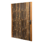 Tuindeur budget zwart 180 cm schuin