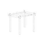 Bamboe Pergola bali 3x3