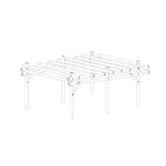 Guadau bamboe pergola 5x6