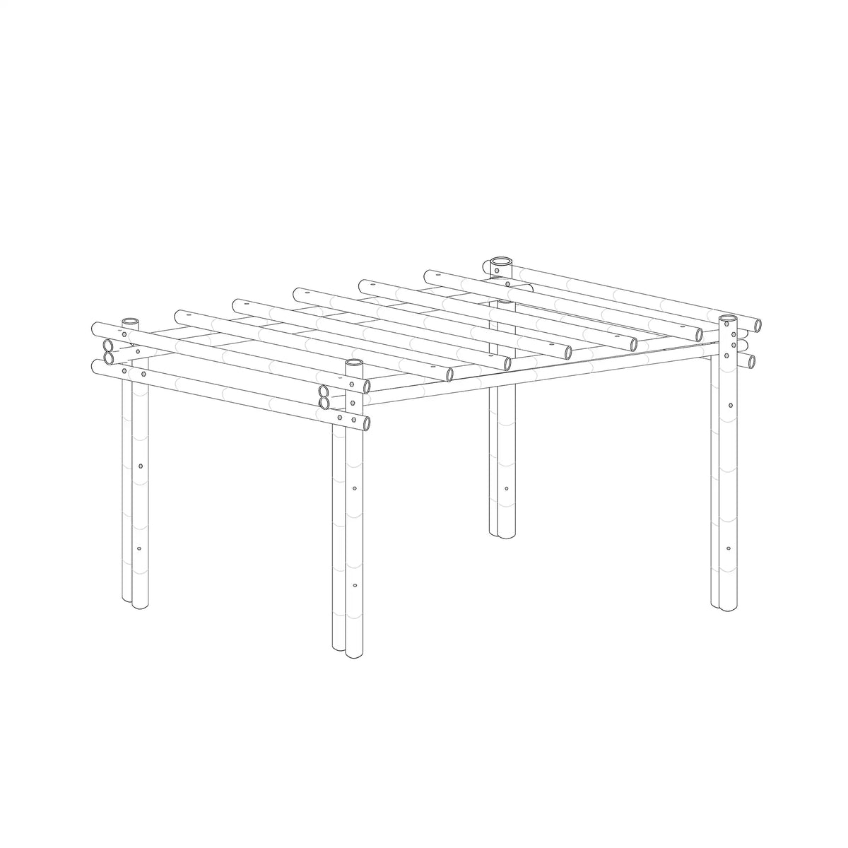 Guadua bamboe pergola calima 4x5