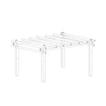 Guadua bamboe pergola calima 4x5