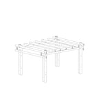 Guadua bamboe pergola calima 5x5