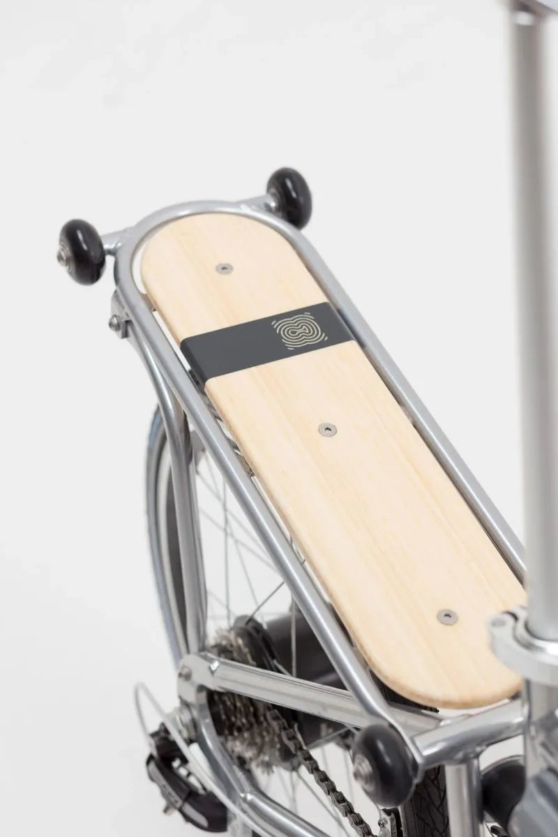 bagagedrager fiets bamboe plaatmateriaal