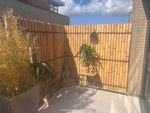 bamboe balkon halfrond naturel scherm