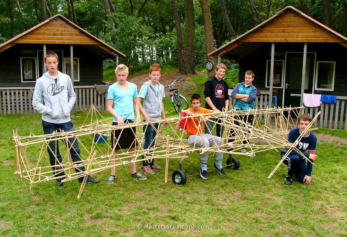 bamboe bouw werk bouwpakket kinderen