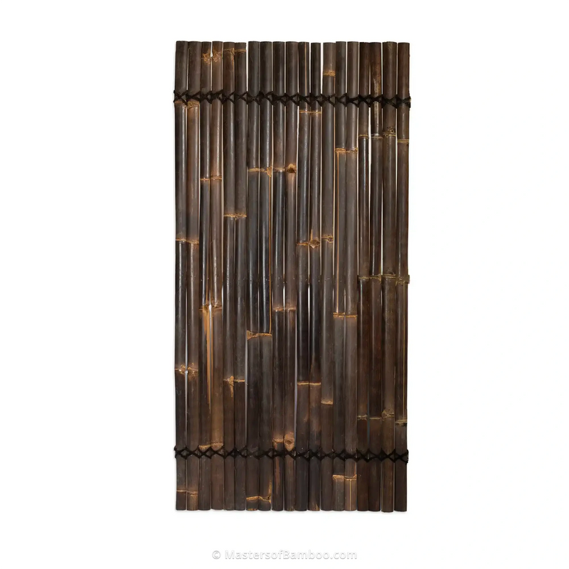 bamboelatten scherm budget zwart 90x180