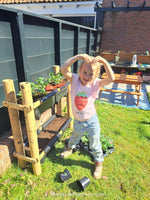 bamboemoestuinbak voor hele gezin