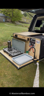 bamboe plaatmateriaal in camper