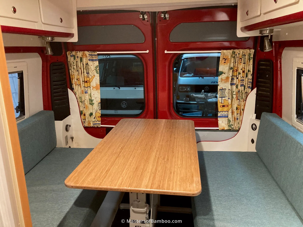 bamboe plaatmateriaal tafel