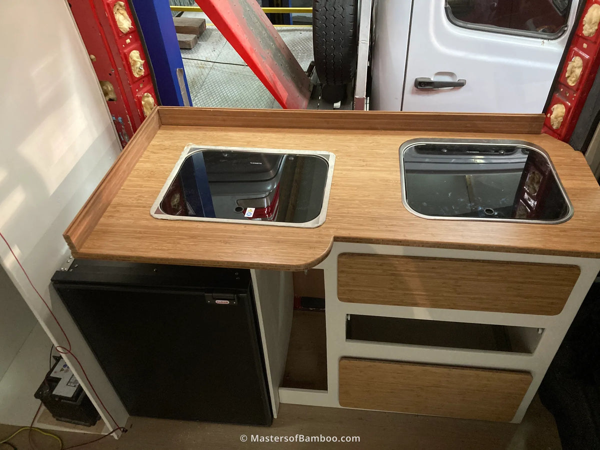 bamboe plaatmateriaal tafel