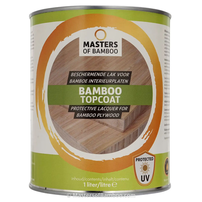 bamboe topcoat platen lak transparant