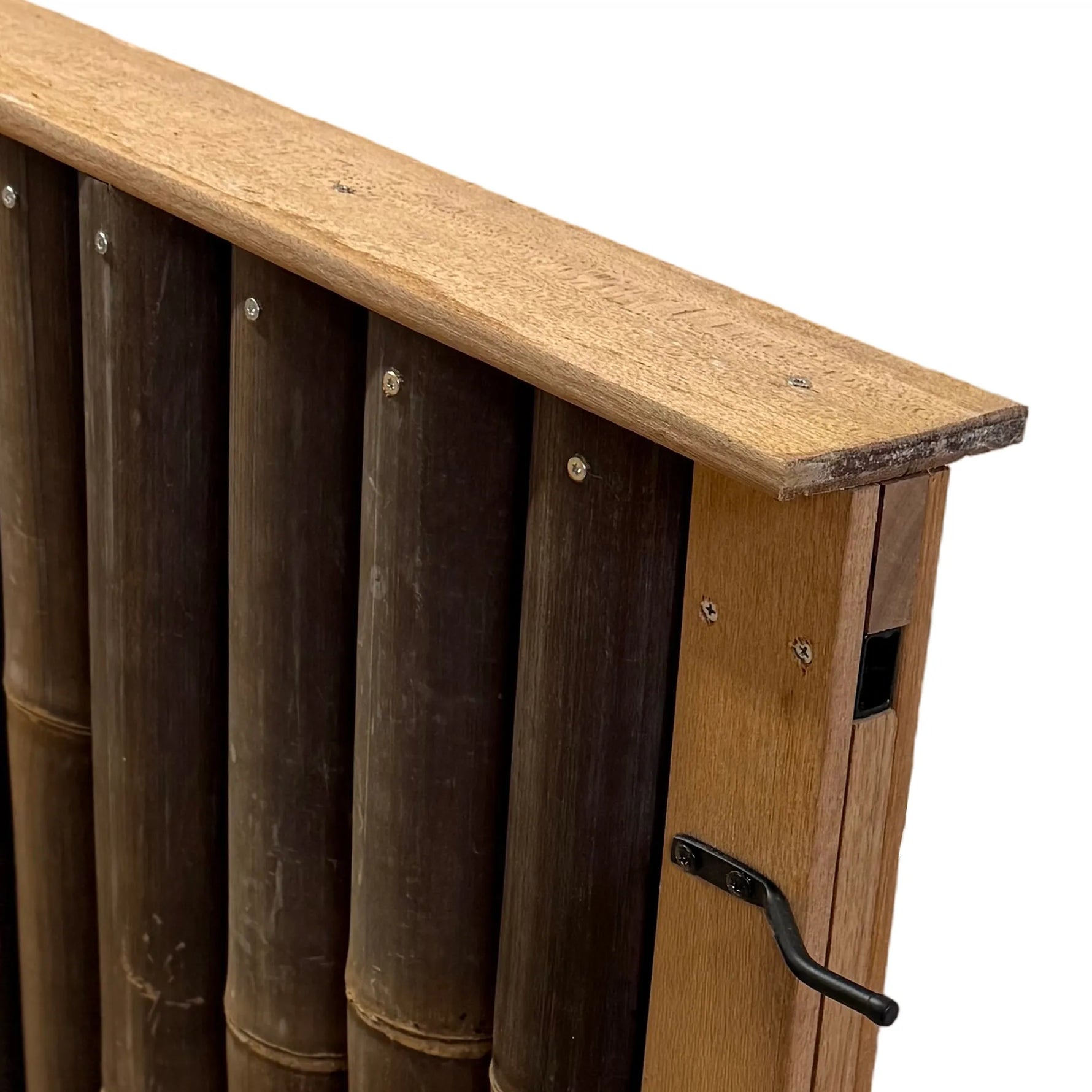bamboe poort halfrond zwart