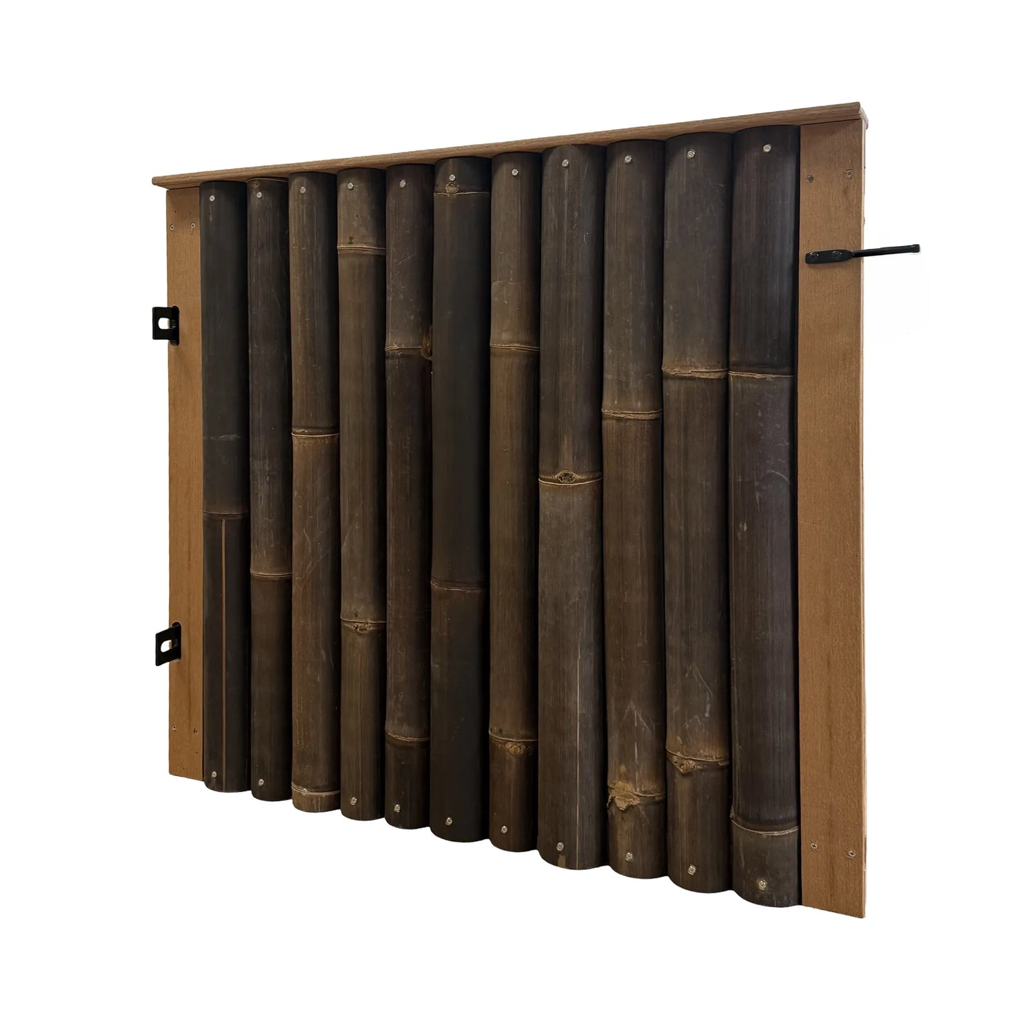 bamboe poort halfrond zwart