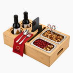 bamboe snackbox tijdens kerst