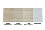 bamboe topcoat verschillende lagen