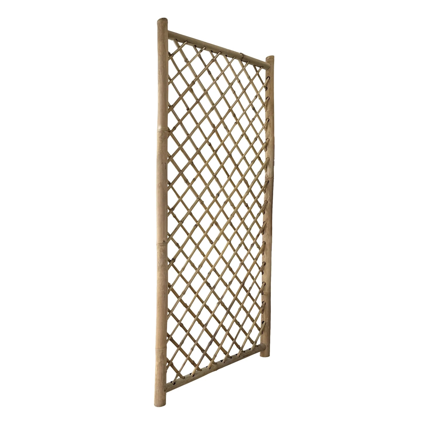 bamboe trellis zijaanzicht 90x180