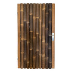 Bamboe Tuindeur Giant Zwart 100 x 180 cm
