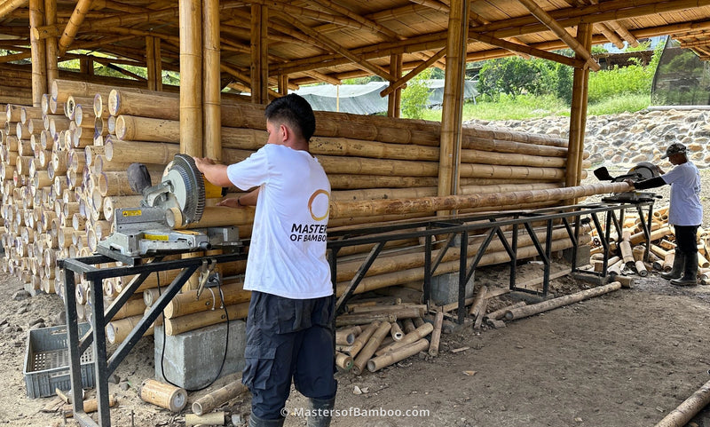 bamboe zagen en bewerken