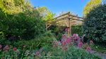 bamboe pergola met schorren