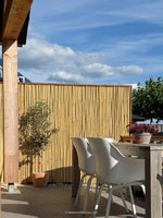 bamboe schutting naturel tuin