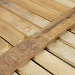 bamboeschutting latten zonder touw naturel close up