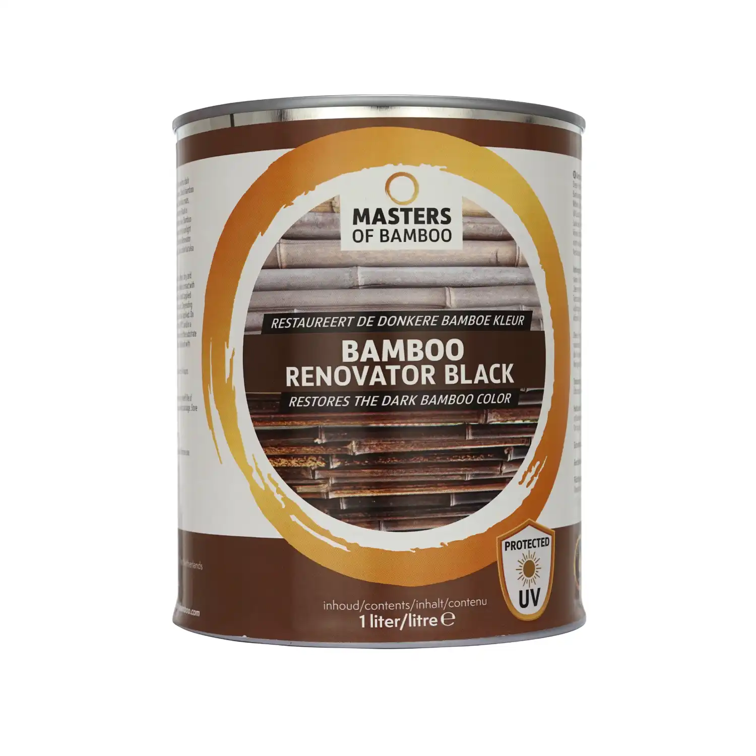 Bamboe Renovator Zwart 1 Liter Blik