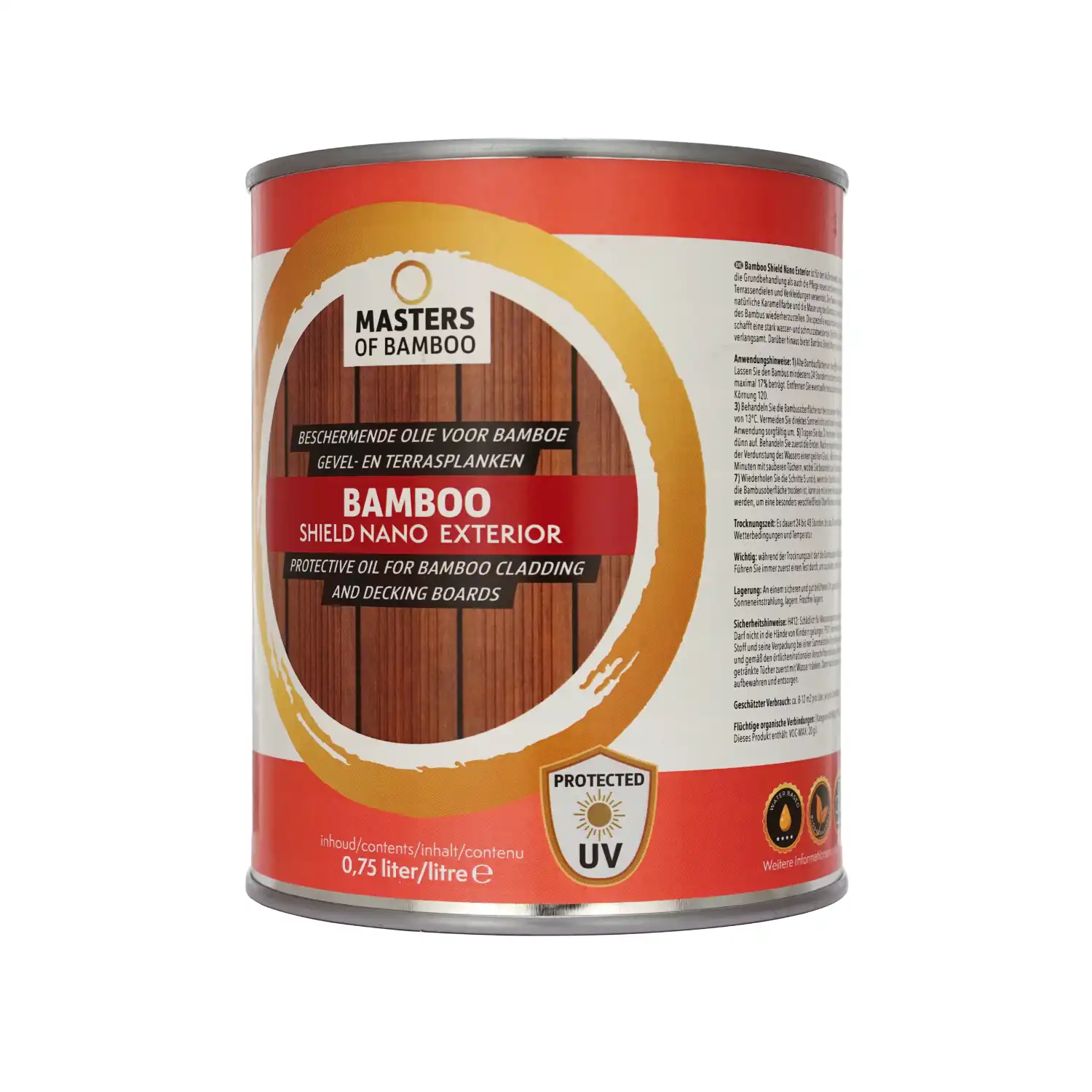 Bamboo Shield Nano Exterior Olie Bamboe Vlonderplanken