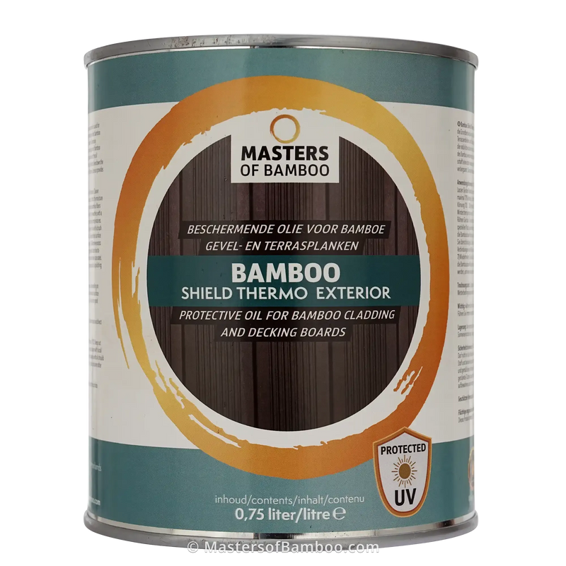 donkere olie voor bamboe terrasplanken