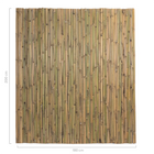 Bamboemat Basic Naturel 180 x 200 cm
