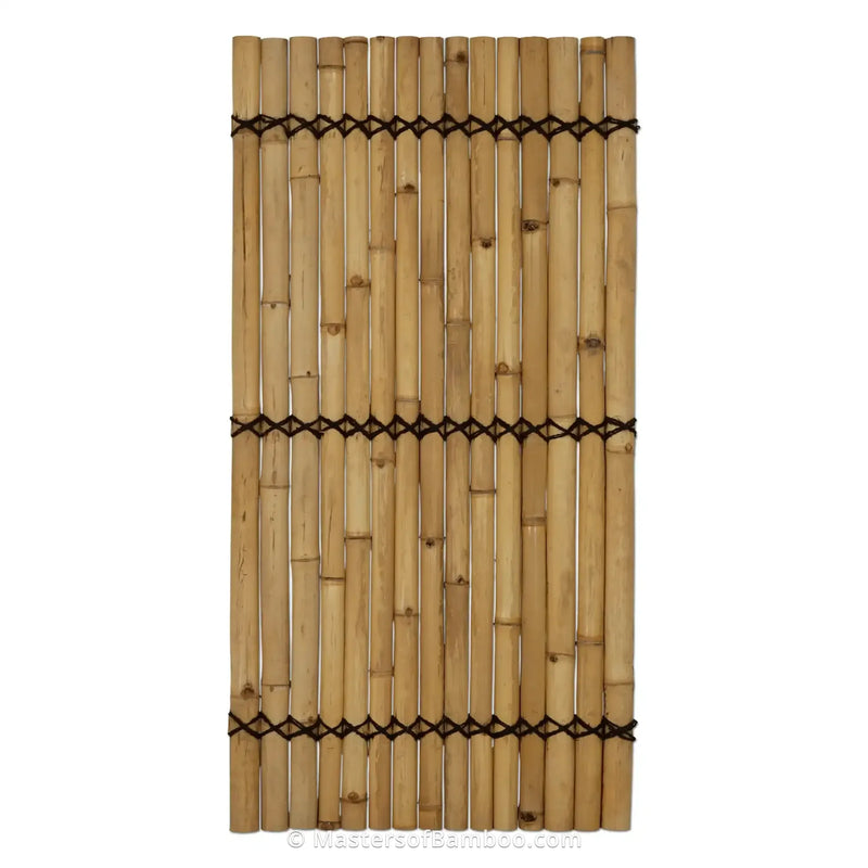 halfrond bamboescherm 90x180 cm naturel