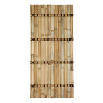 halfrond bamboe tuinscherm achterkant naturel