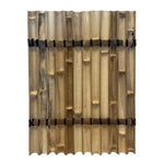 halfrond bamboeshcerm zwart 120 hoog achterkant