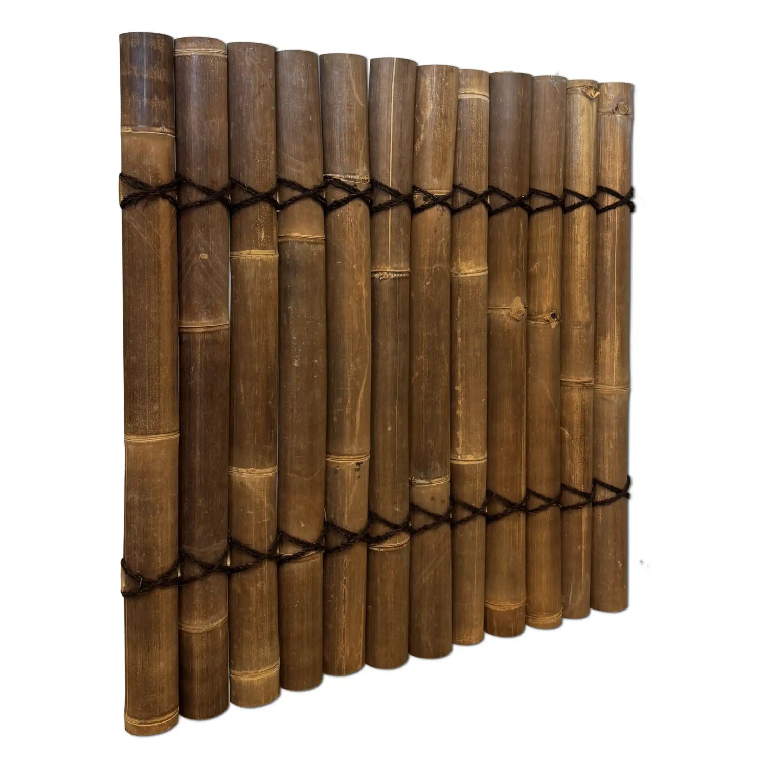 halfrond donkere schutting 100 cm hoog